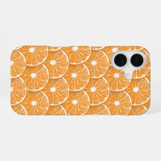 Orange slices iPhone 16ケース (裏面横)