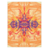 ORANGE SMOKE – フラクタルアート – テーブルクロス (正面)