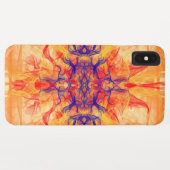 ORANGE SMOKE – フラクタルアート – Case-Mate iPhone Case iPhoneケース (裏面(横))