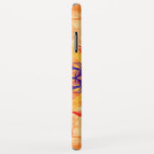 ORANGE SMOKE – フラクタルアート – Case-Mate iPhone Case iPhoneケース (裏面/右)