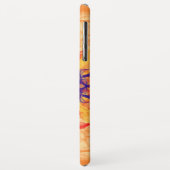 ORANGE SMOKE – フラクタルアート – Case-Mate iPhone Case iPhoneケース (裏面/左)