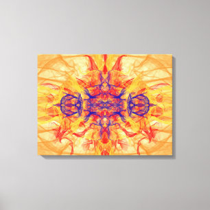 ORANGE SMOKE - Fractal Art - Canvas Print キャンバスプリント