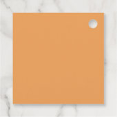 Orange Spooky One Halloween 1st Birthday   フェイバータグ (裏面)