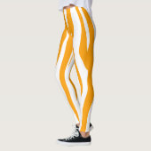orange sport cultura zebra レギンス (左)