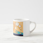 orange stationery design  エスプレッソカップ (右)