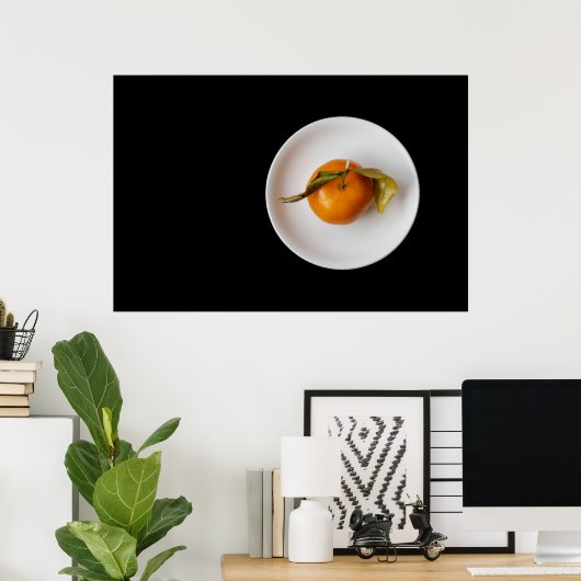 Orange Still Life ポスター (ホームオフィス)