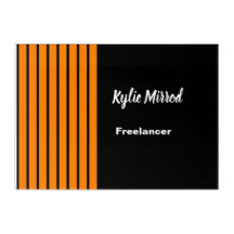 Orange stripe lines black