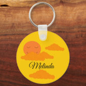 Orange Sun in Golden Sky: キーホルダー (正面)