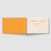 Orange Sunset Wedding ゲストブック (全面)