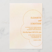 Orange Sunset Wedding 招待状 (正面)