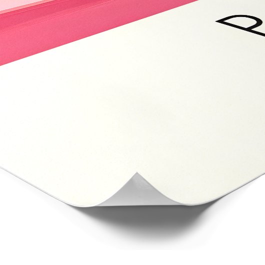 Orange Tabby Cat Art Print Matisse Style Bathroom ポスター (角)