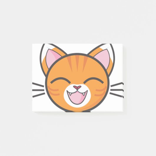 Orange Tabby Cat Orange Tabby Tabby Striped Tabby. ポストイット (正面)