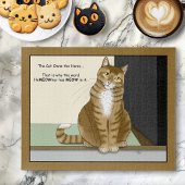 Orange Tabby Homeowner Funny Cat ジグソーパズル