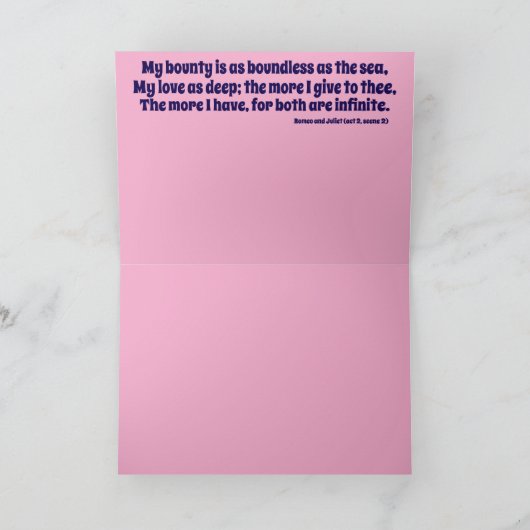 Orange Tabby Valentine Card シーズンカード (内部)