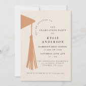 Orange Tassel High School Graduation Party 招待状 (正面)