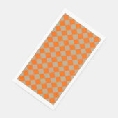 Orange Taupe Checker Diamond Pattern (コーナー)