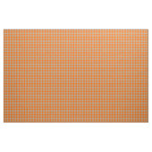 Orange Taupe Checker Diamond Pattern ファブリック (ヤード)