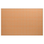 Orange Taupe Checker Diamond Pattern ファブリック (ファットクウォーター)