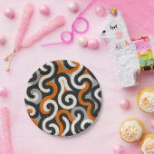 Orange Team (personalize) ペーパープレート (パーティー)