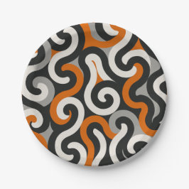 Orange Team (personalize) ペーパープレート