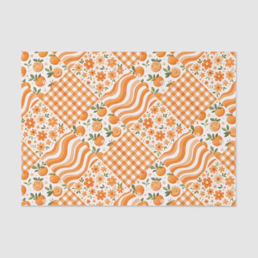 Orange Textures 薄葉紙 (正面)