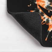 Orange Tie Dye Jack O Lantern Face - Hipe Hallowee マウスパッド (コーナー)
