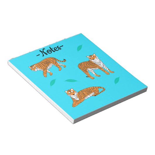 Orange Tigers ノートパッド (アングル)