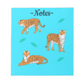 Orange Tigers ノートパッド (正面)