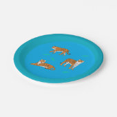 Orange Tigers ペーパープレート (アングル)