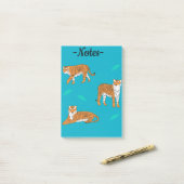 Orange Tigers ポストイット (デスク上)