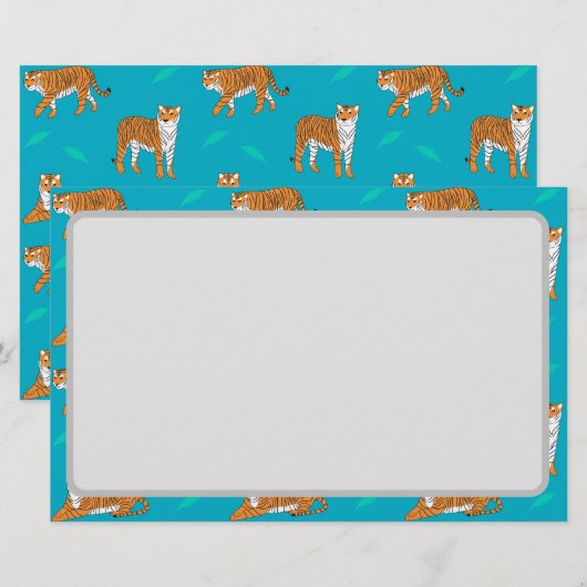 Orange Tigers 便箋 (正面/裏面)