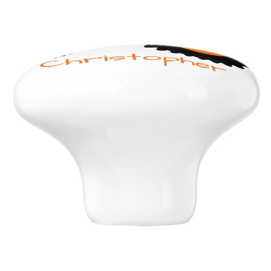 Orange Tractor Design Personalised セラミックノブ (側面)