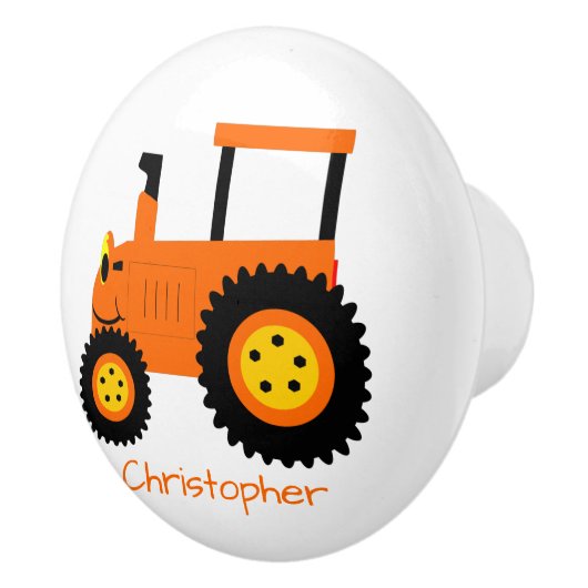 Orange Tractor Design Personalised セラミックノブ (右)