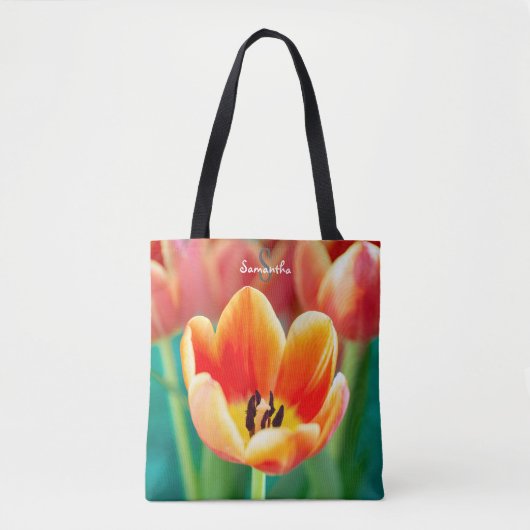 Orange Tulip トートバッグ (正面)