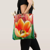 Orange Tulip トートバッグ (クローズアップ)