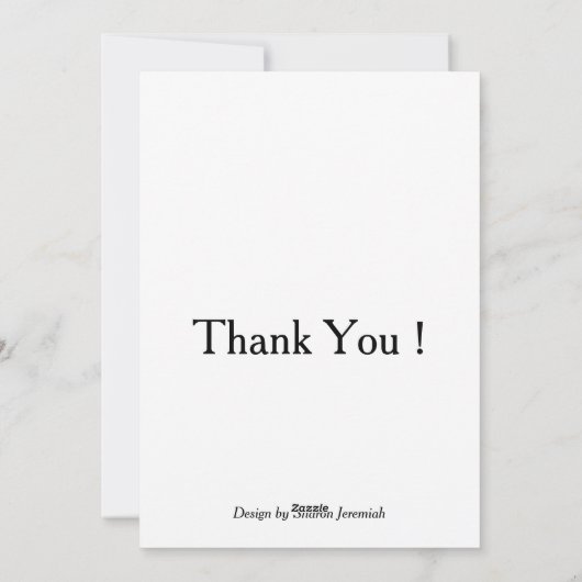 Orange Tulips シーズンカード (裏面)