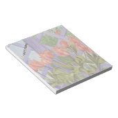 ORANGE TULIPS CUSTOMIZABLE NOTE PAD ノートパッド (アングル)