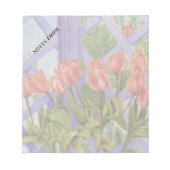 ORANGE TULIPS CUSTOMIZABLE NOTE PAD ノートパッド (正面)