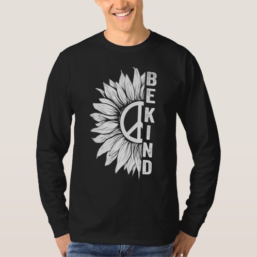 Orange Unity Day Anti Bullying Be Kind Sunflower P Tシャツ (正面)