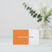 Orange Visitenkarte 名刺 (スタンド正面)