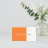 Orange Visitenkarte 名刺 (スタンド正面)