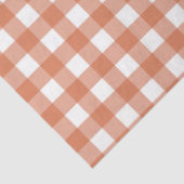 Orange & White Checkered Tissue Paper 薄葉紙 (詳細)
