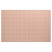 Orange & White Plaid Gingham ファブリック (ヤード)