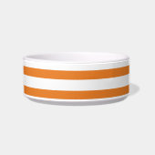 orange & white stripes ボウル (右)