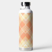 ORANGE & YELLOW EASTER PLAID PATTERN ウォーターボトル (右面)