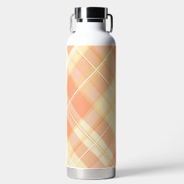 ORANGE & YELLOW EASTER PLAID PATTERN ウォーターボトル