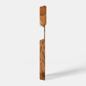 Orange Yellow Floral Phone Case Bright Trendy  iPhoneケース (右側面)