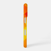Orange Yellow Geometric Abstract iPhone 16ケース (右側面)