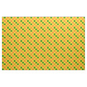 Orange Yellow Green Checkered Pattern Design  ファブリック (ヤード)
