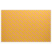 Orange Yellow Pink Checkered Pattern Design  ファブリック (ヤード)